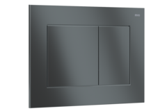 Скоро на складе! Панель двойного смыва RIVO Touch line Хром матовый (matte CHROME)