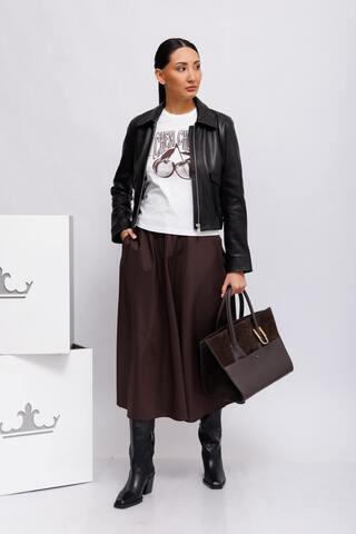 Dorothee Schumacher Футболка хлопковая с трафаретным принтом и сертификацией OEKO-Tex 100