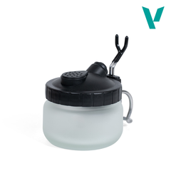 CLEANING STATION WITH AIRBRUSH HOLDER