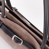 Сумка Саломея 216 македония тауп + черный