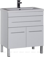 Aquanet 287670 Тумба с раковиной Верона 75 белый (напольная 1 ящик 2 дверцы, раковина Aquanet) (287670) фото