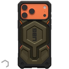 Чехол Uag Monarch Pro Case для iPhone 17 Pro Max, Зеленый | Kevlar Element Green