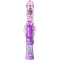 Вибратор - ротатор пульсатор Toyfa A-Toys Hi-Tech  Vibrator, фиолетовый