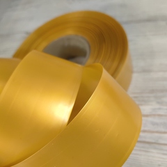 Uniel/Термоусадочная трубка/флористический рукав 32/16мм цвет медовое золото (5м)