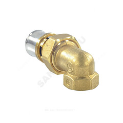 Угольник разъемный МП/PE-X латунь пресс Дн 26х3/4"х90гр ВР RM19 Giacomini RM19Y049