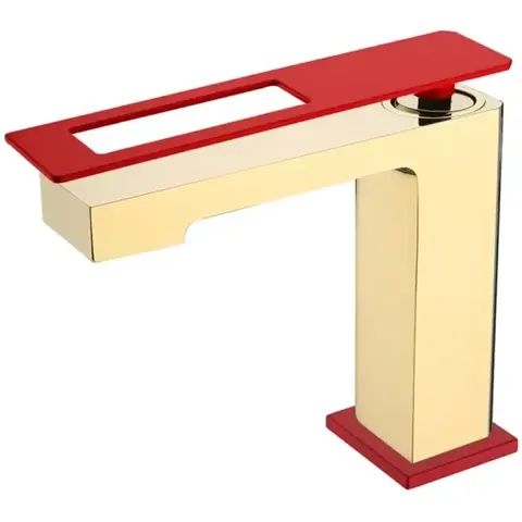 Boheme 141-GR Смеситель Q для умыв. низ. GoldRed_Комплект