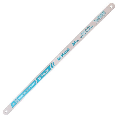Полотно по металлу д/ножовки H-Tools HSSE-Co8 M42 300мм 24z 3906-300-24HT