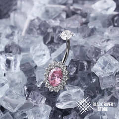 Банан Jasmine Oval Pink & Crystal