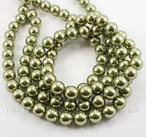 5810 Хрустальный жемчуг Сваровски Crystal Light Green круглый 12 мм