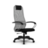 Кресло руководителя  с пластиковыми пятилучиями "Галакси" - Лайт BK-8 (светло-серый №24), Метта