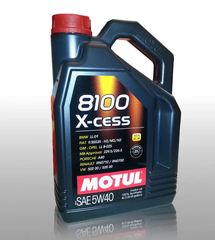 Масло Motul 8100 X-cess 5W40 SN A3/B4 (4л) синтетика