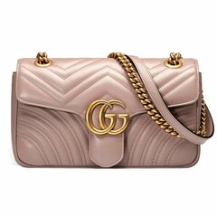 Мини-сумка на плечо Gucci GG Marmont из стеганой кожи