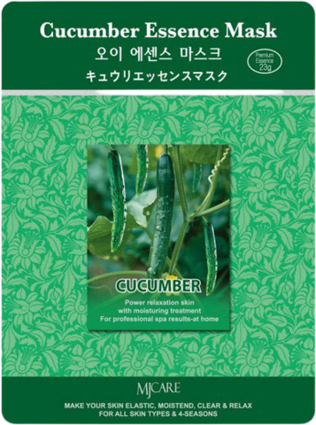 Mijin Маска тканевая огурец Cucumber Essence Mask