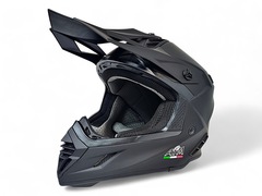 Мотошлем AiM RH855 (Fiber Glass), чёрный матовый