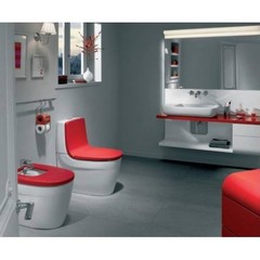 УНИТАЗ-КОМПАКТ ROCA KHROMA c сиденьем и спинкой