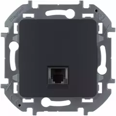 INSPIRIA Розетка RJ11 антрацит 673823