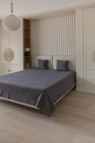 Покрывало 150x220 Luxberry Japandy темно-серое