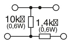 UKK 5-2R/1K4/UL-UR/10K/O-UL-Клеммный блок