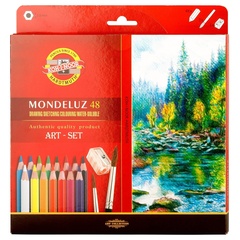 Карандаши акварельные KOH-I-NOOR MONDELUZ NATURE 3713, 48 цветов