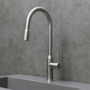 Lemark LM5086S Смеситель для кухни с вытяжным изливом, 2-х режимный аэратор, высота излива 29 см, длина 26 см, нерж. сталь