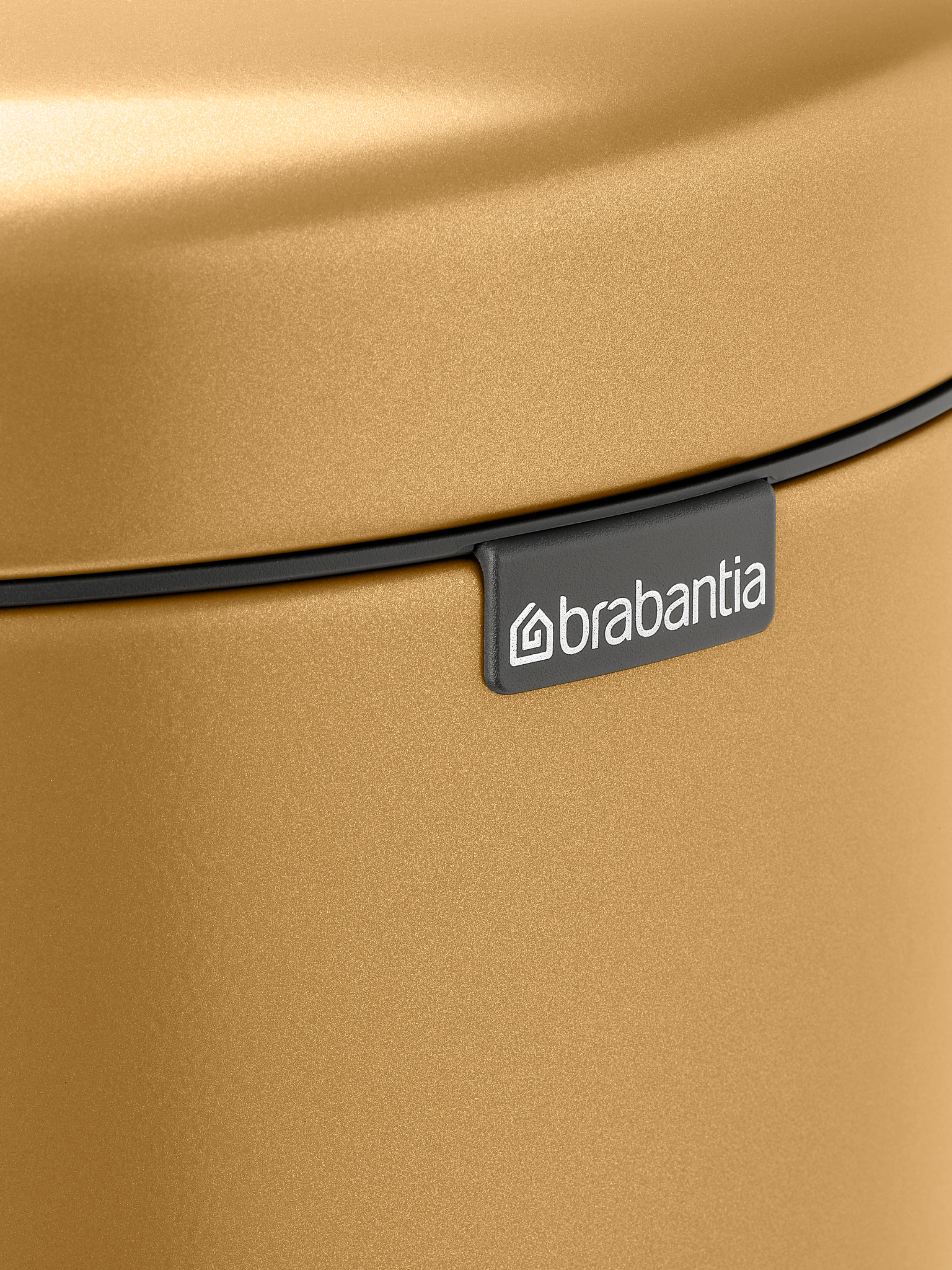 Мусорный бак newIcon (30 л), Светлое золото, арт. 238765 - фото 2