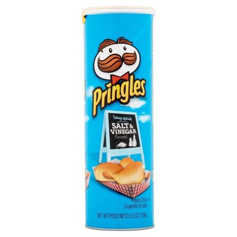 Чипсы Pringles Salt and Vinegar Принглс со вкусом соли и уксуса 158 гр