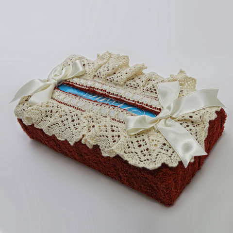 Салфетница для бумажных полотенец 12х24 Old Florence Rombetti бордовая