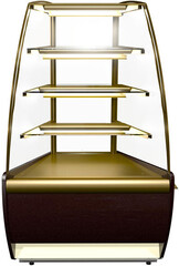 Витрина кондитерская Полюс ВХСв-У1Д Carboma (угловая вентилируемая)