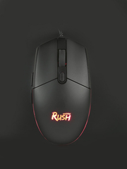 Игровая мышь проводная RUSH SBM-714G-K черный SMARTBUY