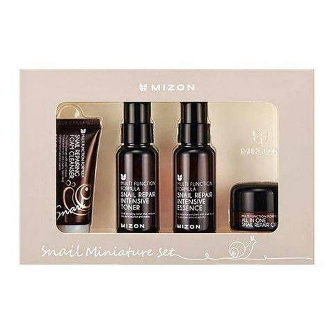 Mizon Snail miniature Set Набор миниатюр с муцином улитки