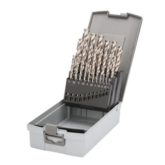Набор сверл по металлу 1-13мм 25шт DIN338 HSSE-Co8 VA 130° (пл. кейс) Ruko 281215ERO