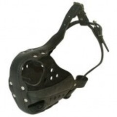 Намордник профессиональный для атаки из кожи Fordogtrainers (М56)