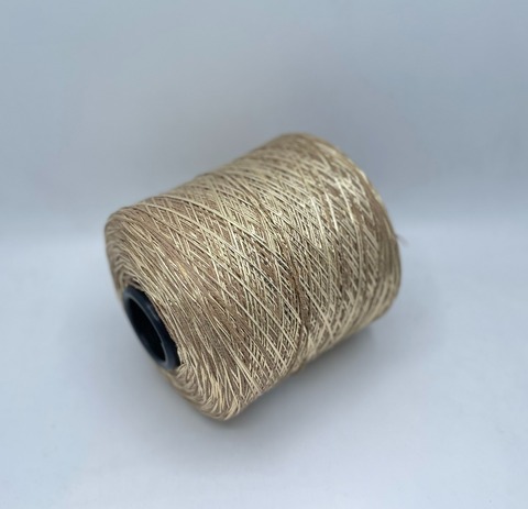 Luxury Production by Ri.Go (пр.Италия), art-Emporium, 340м/100гр, 90%Меринос,8%Полиэстер(фольга), 2%Полиамид , цвет-Бежевый+золото(324/114) ,арт.32217
