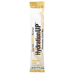 California Gold Nutrition, HydrationUP, смесь для приготовления электролитического напитка, тропические фрукты, 20 пакетиков, 4,8 г (0,17 унции) в каждом