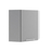 Корпус Шкаф верхний угловой 600 (ПУ 600*600) (серый), ДСВ Мебель