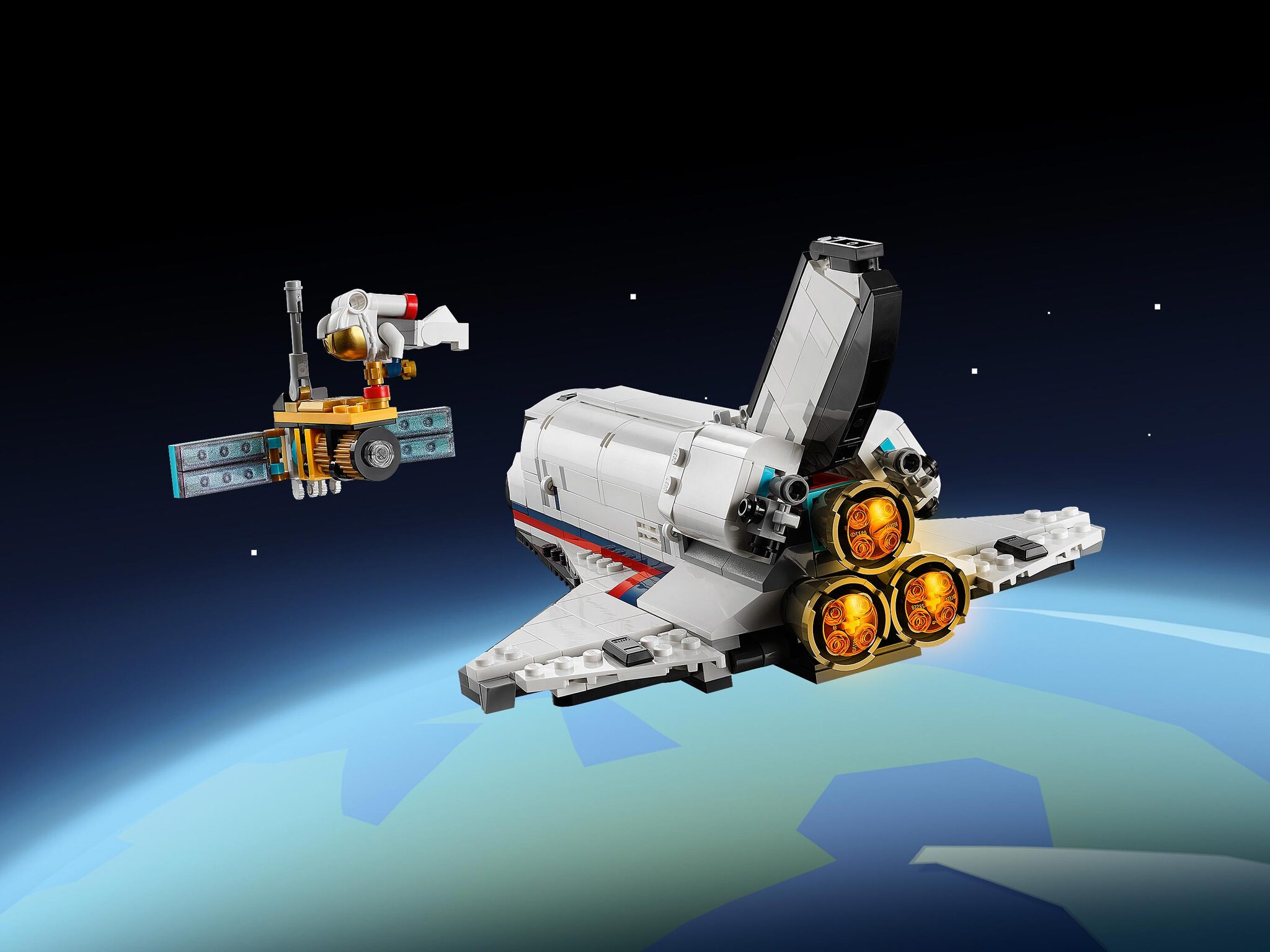 Конструктор LEGO Creator 3 в 1 31117 Приключения на космическом шаттле Лего