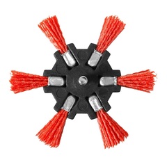 ЗУБР 100 мм, нейлоновая проволока, щетка дисковая для дрели, Профессионал (35163-100)