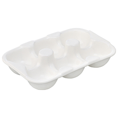 Подставка для яиц simplicity, 18,6х12,4 см, белая