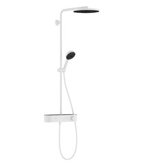 Hansgrohe Pulsify EcoSmart 24221700 Душевая система с термостатом (белый матовый) фото