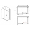 Abber Schwarzer Diamant AG30100B5-S60B5 Душевой уголок, 100x60x190