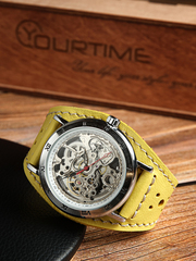 Часы скелетоны женские механические Shine YOURTIME