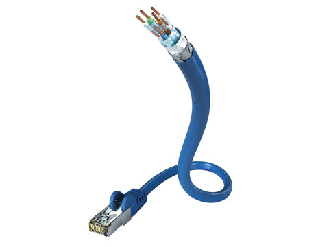 Inakustik Profi CAT7 Ethernet Cable, S-FTP, AWG 26