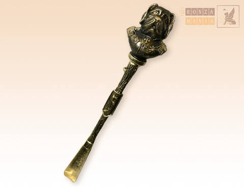 ложка для обуви Собака с держателем