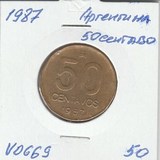 V0669 1987 Аргентина 50 сентаво