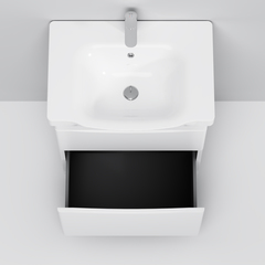 Тумба напольная с раковиной, 65 см,  AM.PM LIKE - M80FSX0652WG