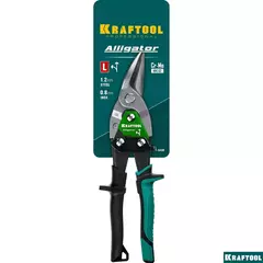 KRAFTOOL Alligator, 250 мм, левые ножницы по металлу (2328-L)