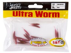 Слаги съедобные искусственные Lucky John ULTRAWORM 1 in (25 мм), цвет S14, 20шт.