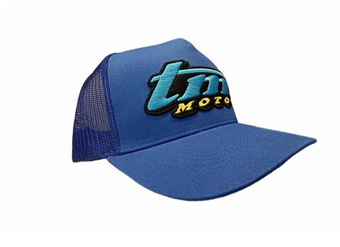 Бейсболка TM Racing '24 синяя, сетка