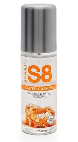 Смазка на водной основе S8 Flavored Lube со вкусом соленой карамели - 125 мл. - Stimul8 STF7407car