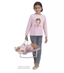 DeCuevas Стульчик гамак для куклы, серия Фантазия океана 43 см (51441)